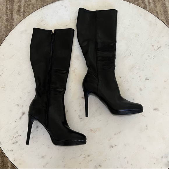 Nine West Quizme Wide Calf Platform Boots - Picture 2 of 12